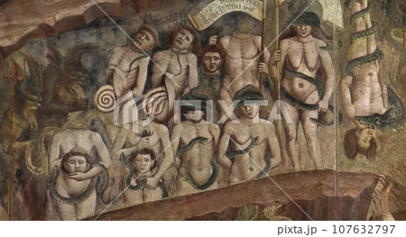 Triumph of Death frescoe, Camposanto, Pisa, Italy 107632797