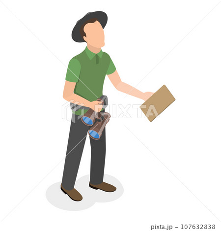 3D Isometric Flat Vector Set of Rangers. Item 4 3D Isometric Flat Vector Set of Rangers. Item 4 107632838