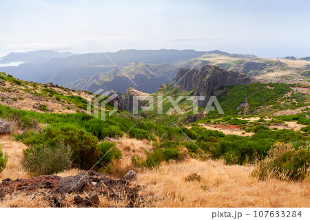 Pico do Arieiro. Rocky mountains of Madeira Island Pico do Arieiro. Rocky mountains of Madeira Island 107633284