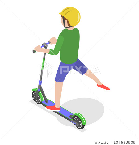 3D Isometric Flat Vector Illustration of Happy Children. Item 2 107633909