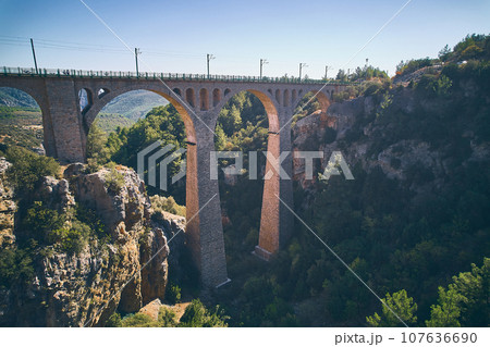 Railway Varda viaduct 107636690