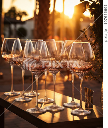 Cocktail party with wine 107636691