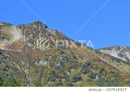 黒部ダムから望む立山連峰 黒部ダムから望む立山連峰 107638927