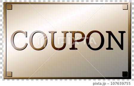Fashionable coupon illustration 107639755