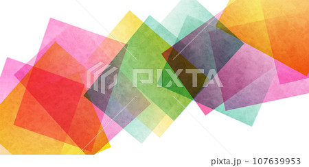 カラフル　壁紙　和紙　円　背景 107639953