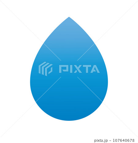 Water drop logo 107640678