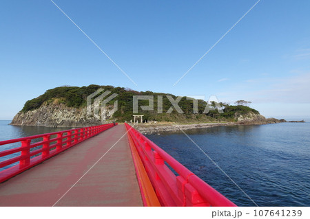越前海岸　雄島と雄島橋 107641239