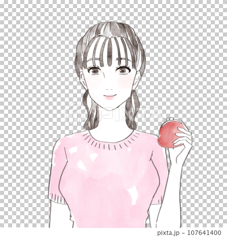 A woman with a wallet A woman with a wallet 107641400