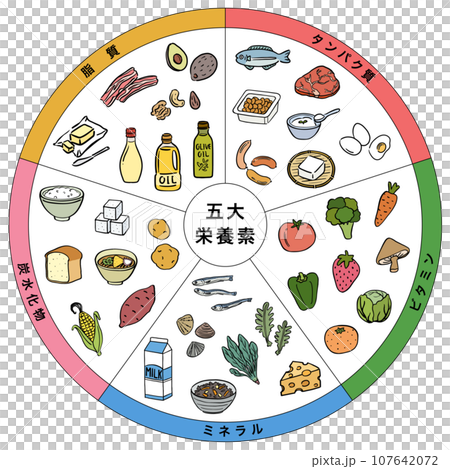 五種主要營養食品清單 五種主要營養食品清單 107642072