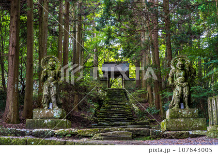 両子寺　仁王像　大分県国東市 107643005