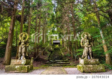 両子寺　仁王像　大分県国東市 107643014