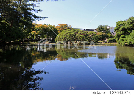 旧南部氏別邸庭園、残暑の風景 旧南部氏別邸庭園、残暑の風景 107643078