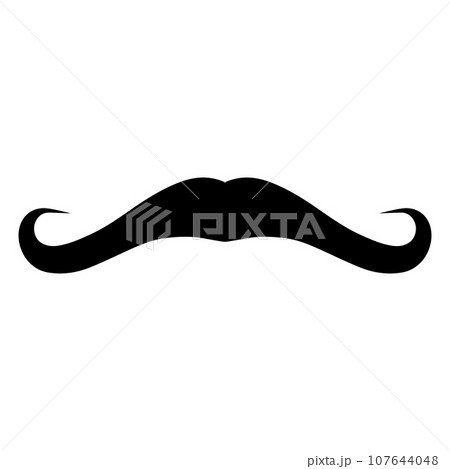 Moustache Vector icon logo element Moustache Vector icon logo element 107644048