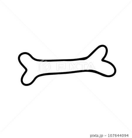 Bone for dog template logo 107644094