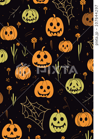 Halloween poster background Halloween poster background 107644297