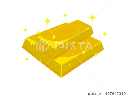 金の延べ棒 107645319