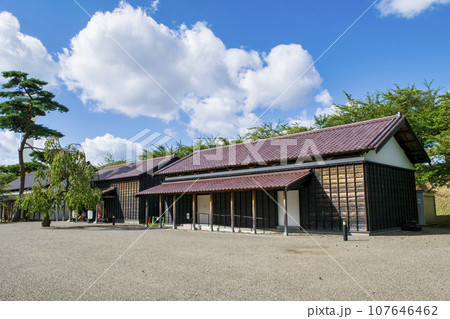 函館市 函館五稜郭 園内風景 土倉・板倉・兵糧庫 函館市 函館五稜郭 園内風景 土倉・板倉・兵糧庫 107646462