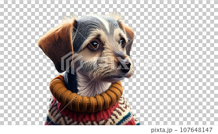 セーターを着る犬 セーターを着る犬 107648147