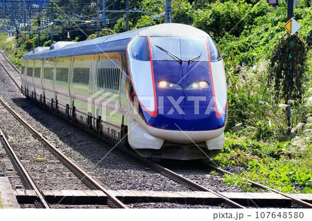 秋の陸奥路を山形へ…　E3系・山形新幹線『つばさ』 107648580