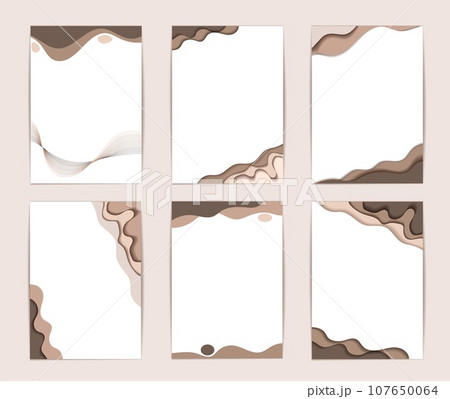 Abstract composition, business card set, correspondence letter collection, a4 brochure title sheet, certificate, diploma, patent, charter, creative text frame surface, figure logo icon backdrop, EPS10 107650064