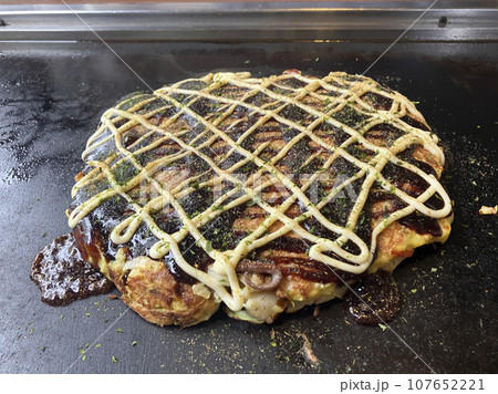 お好み焼きに青のり お好み焼きに青のり 107652221