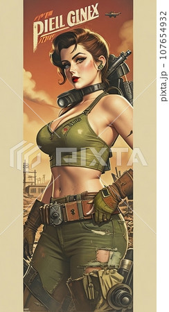 a_retro_pinup_style_war_poster_2 a_retro_pinup_style_war_poster_2 107654932