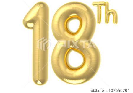 Number 3D Render 107656704