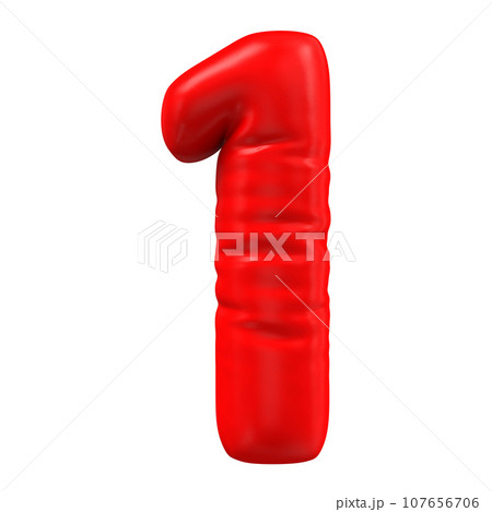 Number 3D Render 107656706