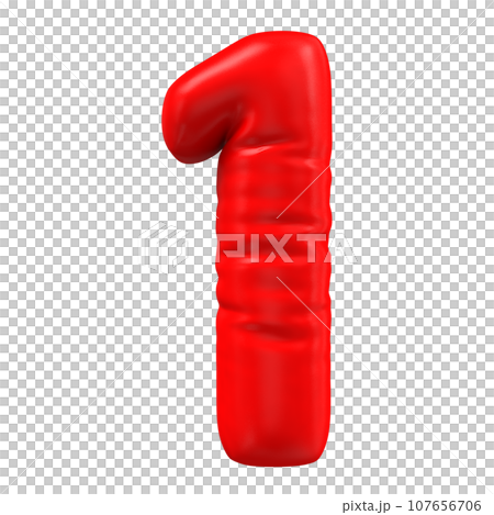 Number 3D Render 107656706