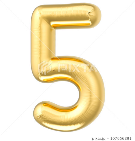 happy anniversary number 3d render 107656891