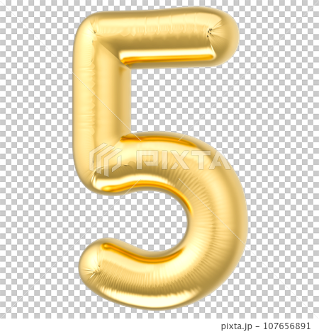 happy anniversary number 3d render 107656891