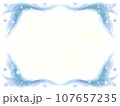 ふんわりした枠（青） 107657235