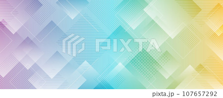 虹色の抽象的なベクター背景画像素材 107657292