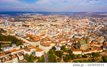 Aerial view of Brno Aerial view of Brno 107659555