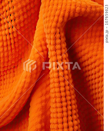 an orange towel on a white surface with the text, how to clean your bath towels without you'reting them an orange towel on a white surface with the text, how to clean your bath towels without you'reting them 107659823