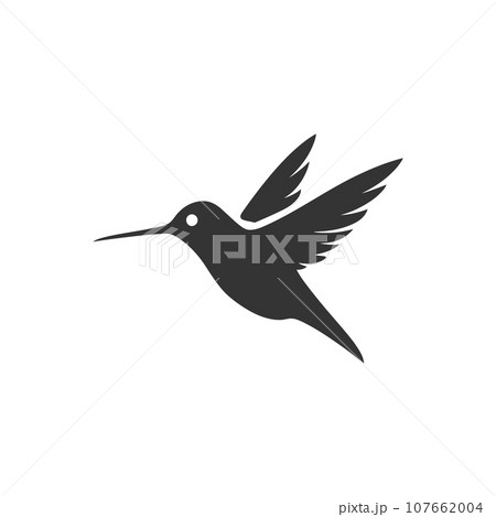 Hummingbird bird icon 107662004