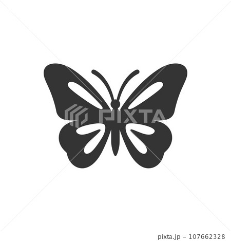 Butterfly icon 107662328