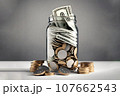無駄なお金を使わないで貯金する 107662543