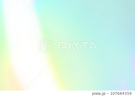 グリーンカラー系レインボーカラー背景素材 グリーンカラー系レインボーカラー背景素材 107664359