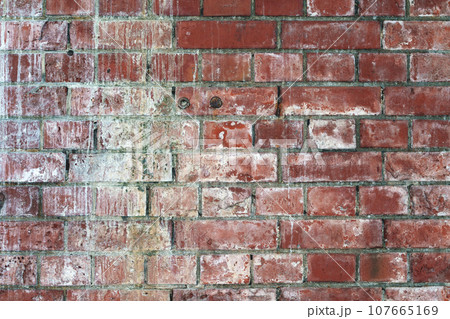 古いレンガの壁 107665169
