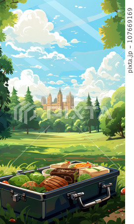 Lunch in nature 107669169