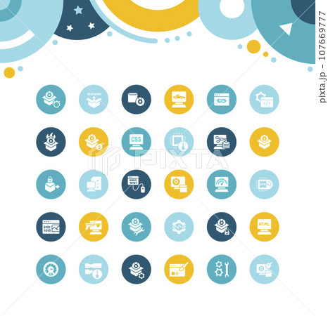 Set of Simple Icons of Softwareのイラスト素材 [107669777] - PIXTA