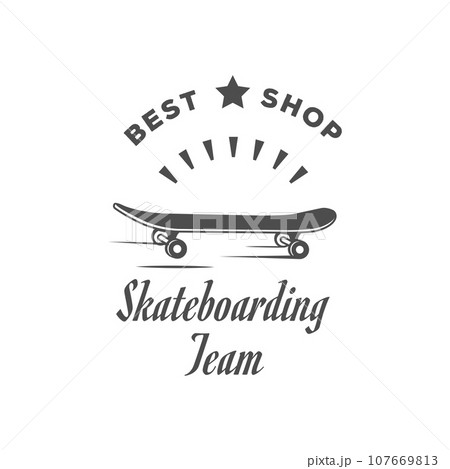 Skateboarding Logotype. 107669813