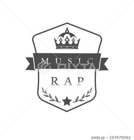 Rap Music Logo. 107670082