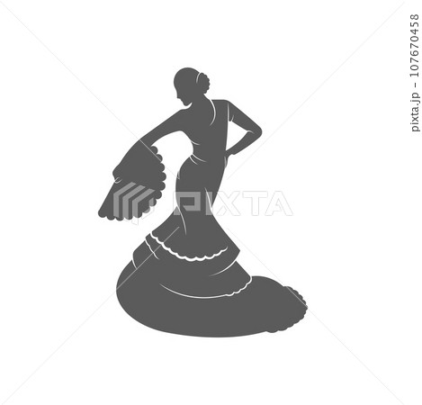 Flamenco Logotype. 107670458