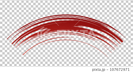 brush_line_red - Stock Illustration [107672971] - PIXTA