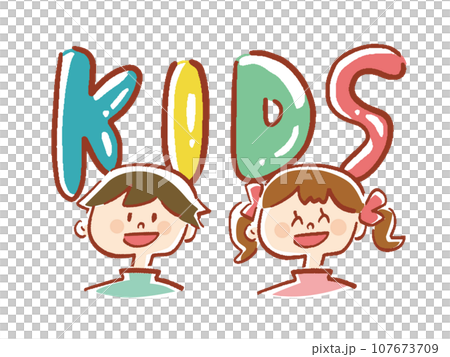 孩子男孩與女孩人物插畫 孩子男孩與女孩人物插畫 107673709