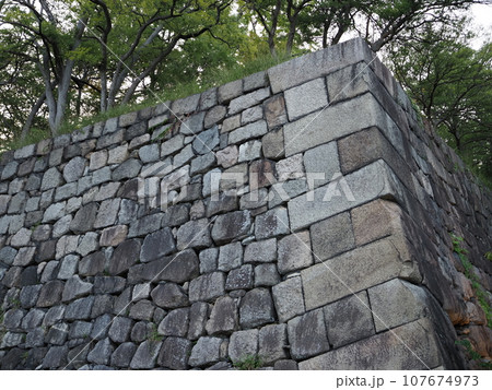 大阪城公園・石垣 107674973
