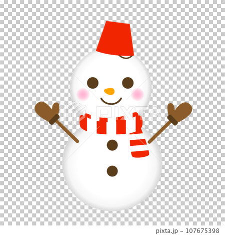 Snowman's illustration 107675398