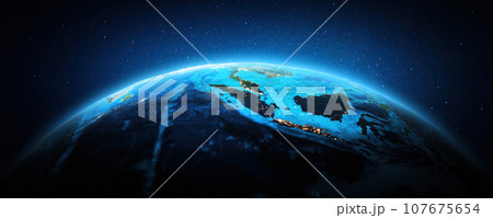 Indonesia - Java, Sumatra from space 107675654